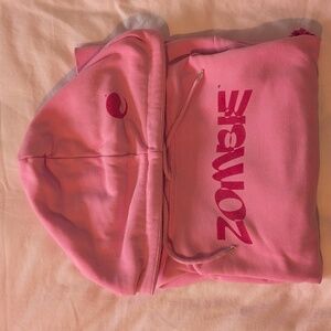 Charlie XCX Pink Zombie Graphic Hoodie